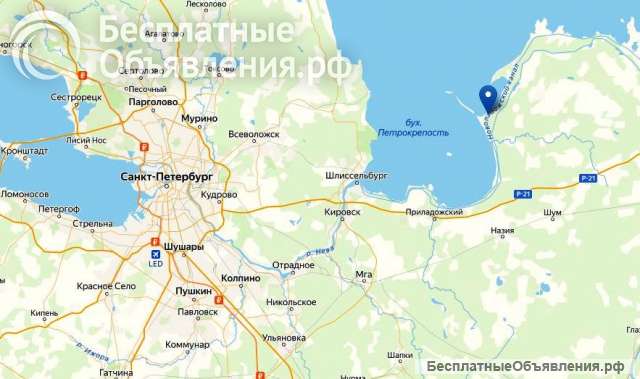 Земельный участок в д. Леднево