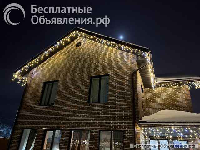 Украшаем дома гирляндами