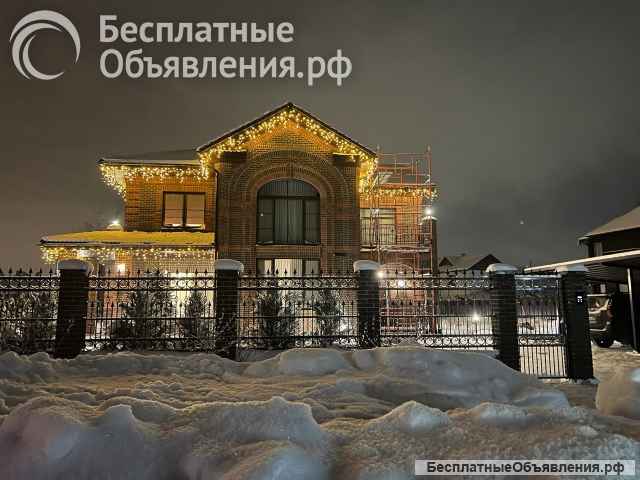 Украшаем дома гирляндами