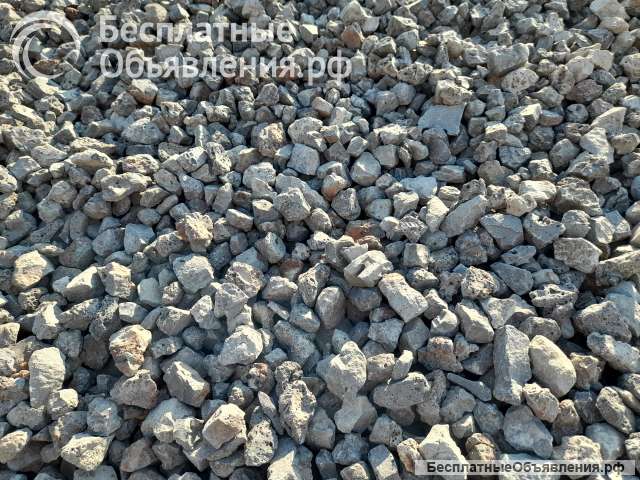 Щебень гранитный, шлаковый, известняк, доломит