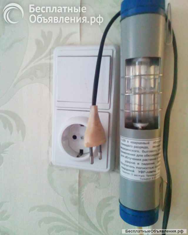 Кварцевые облучатели тлеющего разряда