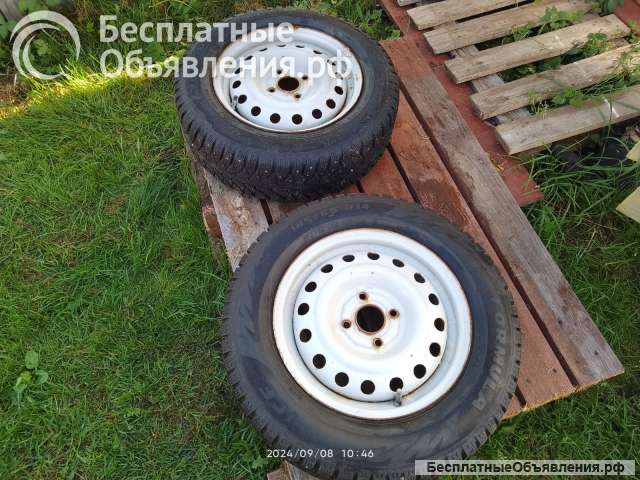 Диски с зимней резиной две пары 185/65 R14