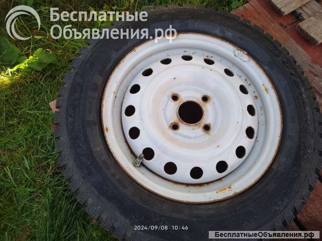 Диски с зимней резиной две пары 185/65 R14