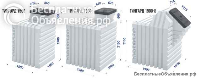 Пластиковый погреб Тингард в Туле от завода