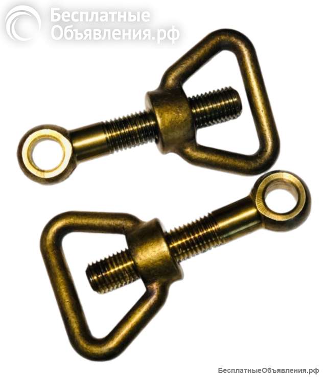 Комплект судовой болт-барашек М10 латунь