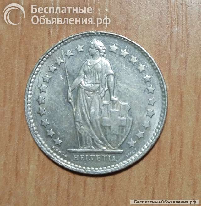 1/2 франка 1951г