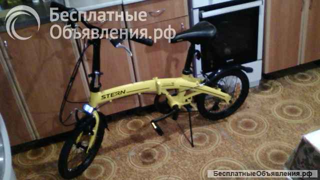Велосипед складной с маленькими колёсами