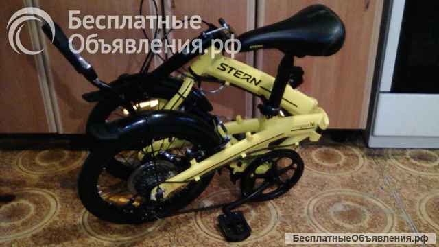 Велосипед складной с маленькими колёсами