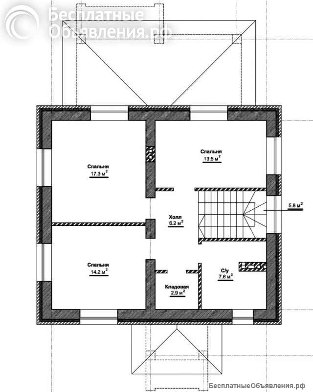 Дом из блоков 149м