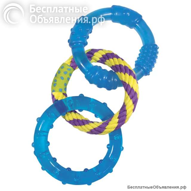 Petstages игрушка для собак "ОРКА 3 кольца" 23 см