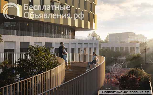 Квартира в ЖК MOD, 41 кв.м, отделка white box