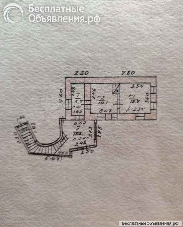 Дом 47кв м, участок 3.5 сотки ИЖС. Центр города