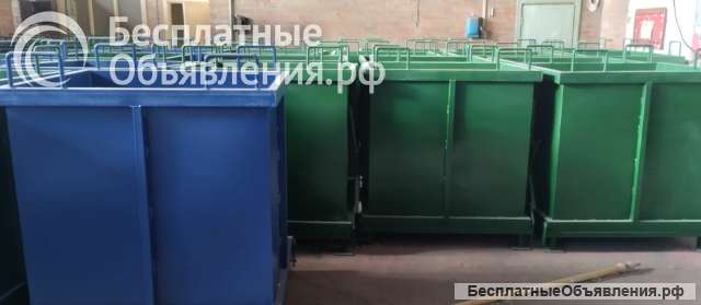 Контейнер ТБО объемом 1,4 м3 с механизмом управления выгрузки