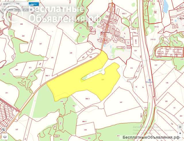 Участки сельхозназначения 160,3 гектара с. Мошнино