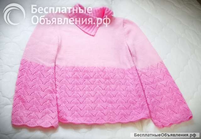 Авторский джемпер ручной вязки 42-44 р