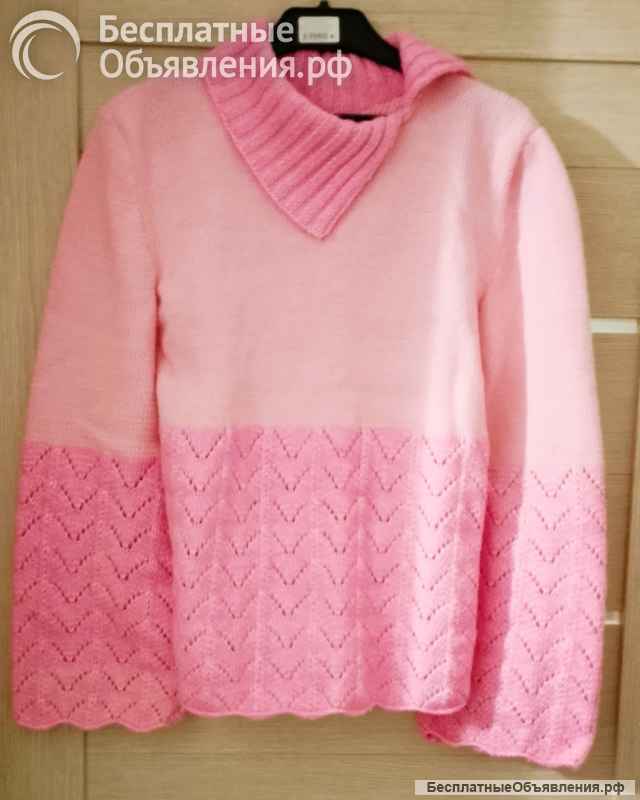 Авторский джемпер ручной вязки 42-44 р