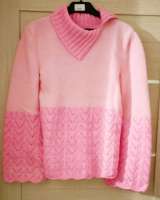 Авторский джемпер ручной вязки 42-44 р