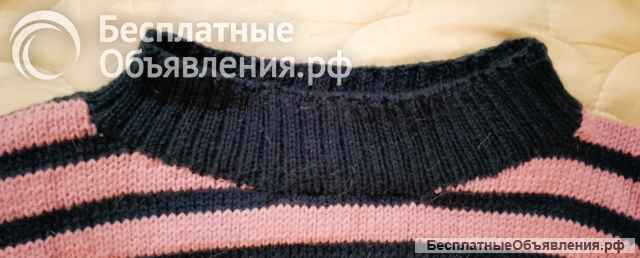 100% овечья шерсть. Ручная работа. Свитер оверсайз