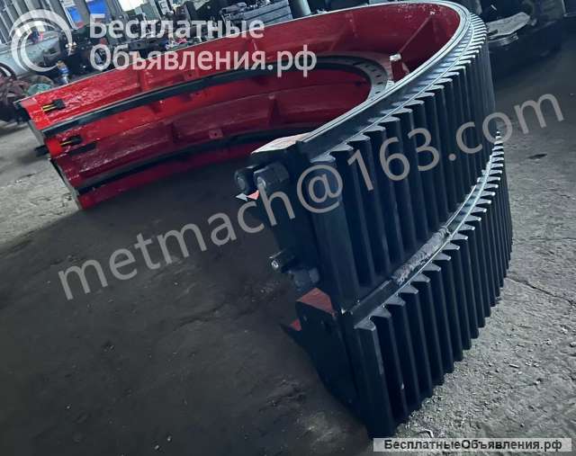 Венец зубчатый для шаровой мельницы МШР МСЦ