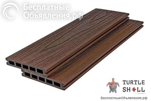 Террасная доска из ДПК Turtle Shell, Square, Texas Hickory