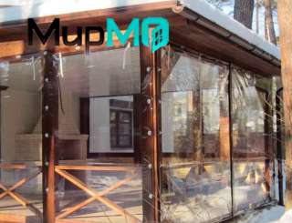 Остекление веранд и беседок зимой - мягкие окна ПВХ в Ульяновске