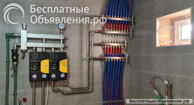 Проект и монтаж отопления и водоснабжения под ключ