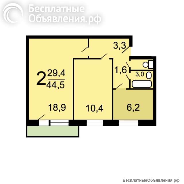 2-х ккв. Москва.ЗАО.