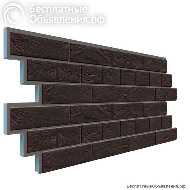 Фасадный термосайдинг Венецианский кирпич, цвет алтея