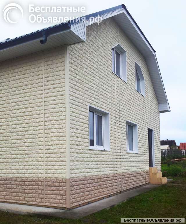 Фасадные панели под камень «Альпийский», шампань