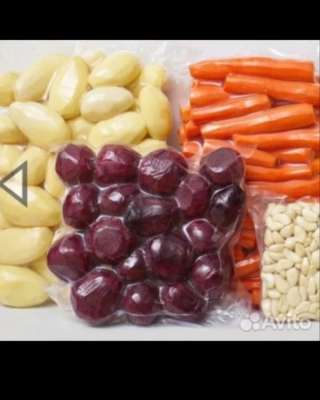 Овощи чищенные