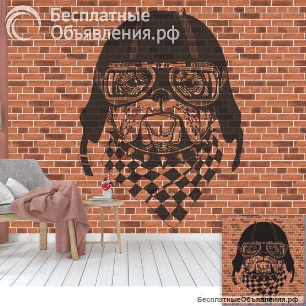 Декоративное панно «Бульдог»