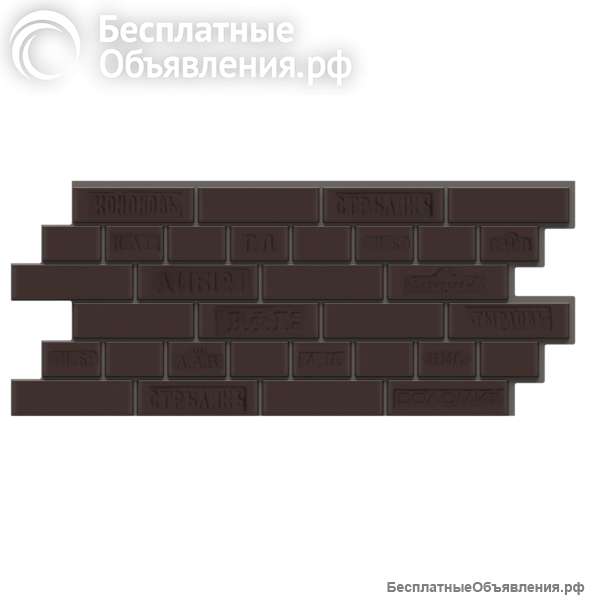 Фасадный термосайдинг «Питерский кирпич», цвет корица