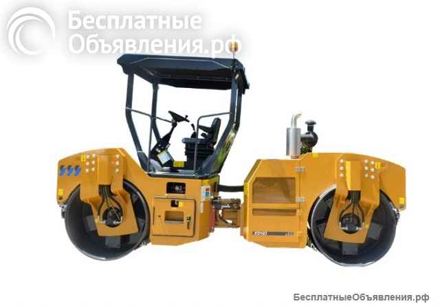 Двух барабанный двухвальцовый гидравлический тандемный виброкаток XCMG (TSM) XD103 (X D103, XD 103)