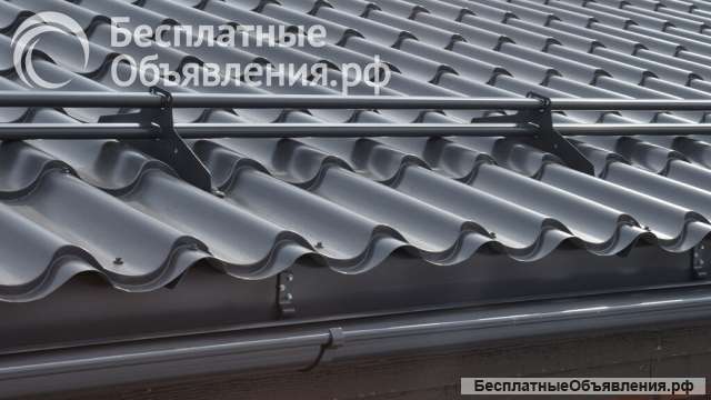 Снегозадержатели металлические шоколад, графит на кровлю