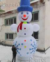 Надувные новогодние фигуры - Дед мороз, Снегурочка, Снеговик