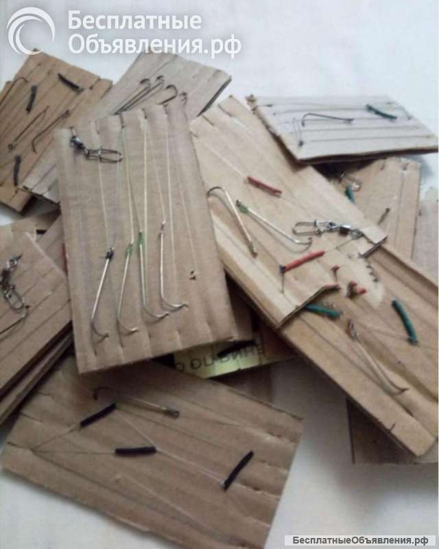 Поводки на четыре крючка на удочку закидушку резинку