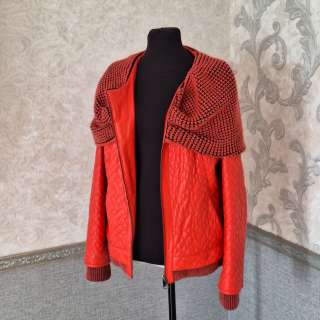 Куртка кожаная, женская 44