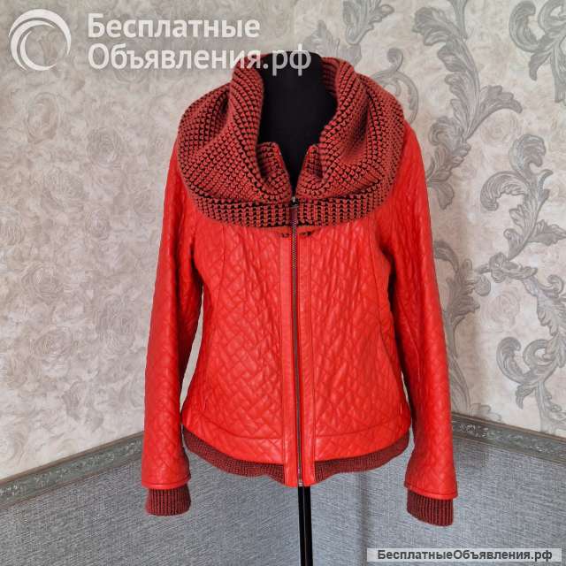 Куртка кожаная, женская 44