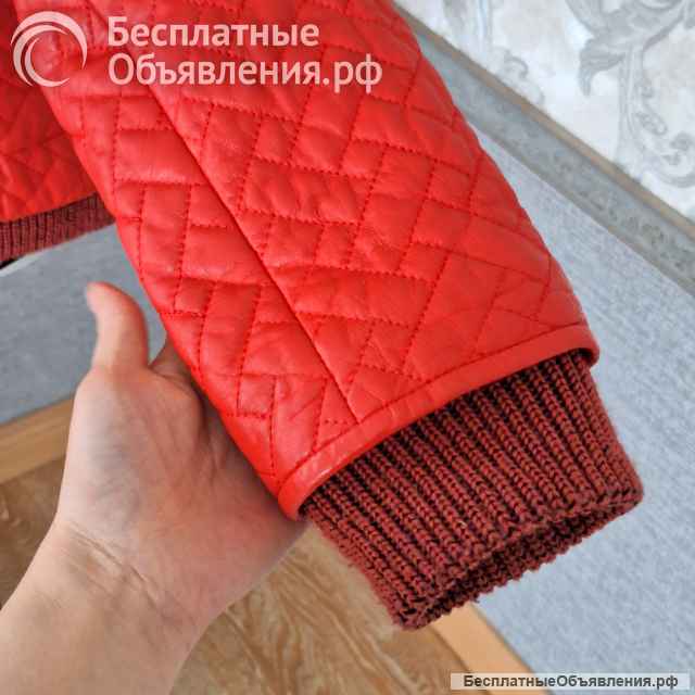 Куртка кожаная, женская 44