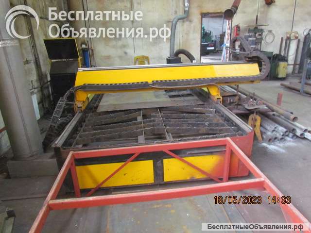Портальный станок плазменной резки с ЧПУ