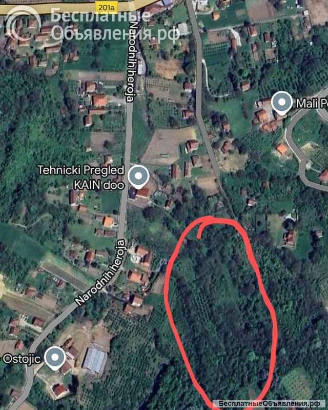 Участок под застройку Белград-Мали Пожаревац