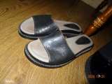 Сабо шлепки тапки низкий каблук натур кожа разм 39 40 б/у_т. 8-996-4172194