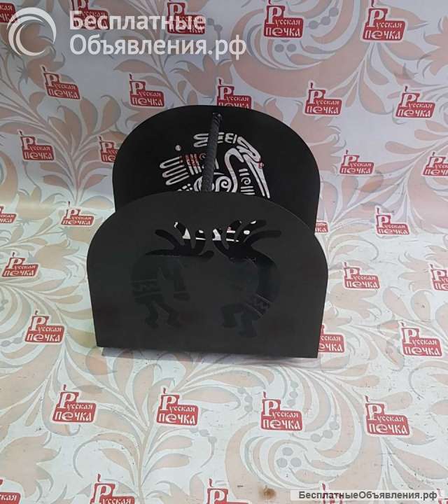 Дровница металлическая Кокопели