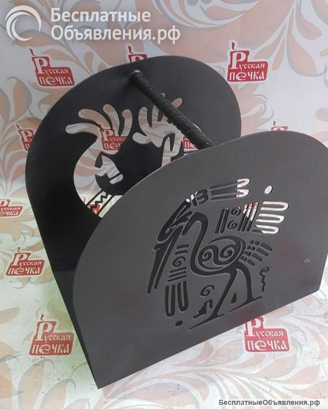 Дровница металлическая Кокопели