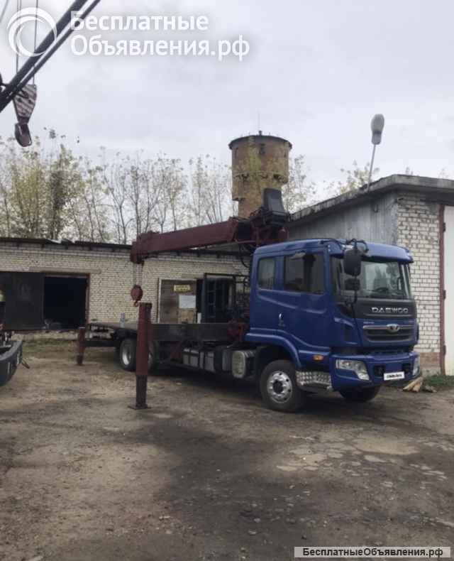 Кран-манипулятор Daewoo Prima с КМУ, 2011