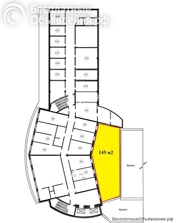 Офис 145 кв. м (метро Приморская)