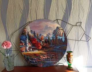 Часы интерьерные "Домик в Альпах"