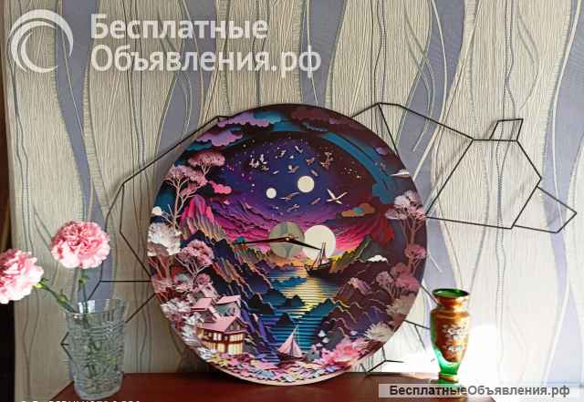 Часы интерьерные "Лунная фантазия"