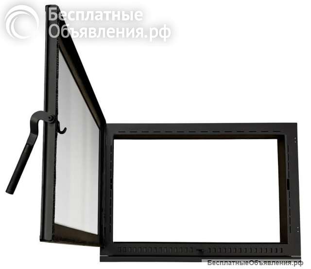 Стальная каминная дверца Ирень Премиум