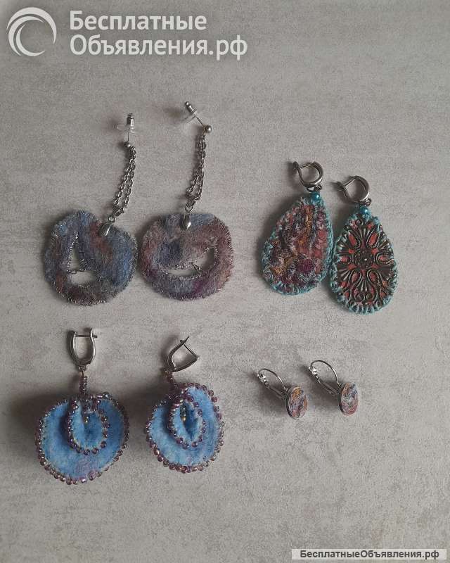 Серьги ручной работы